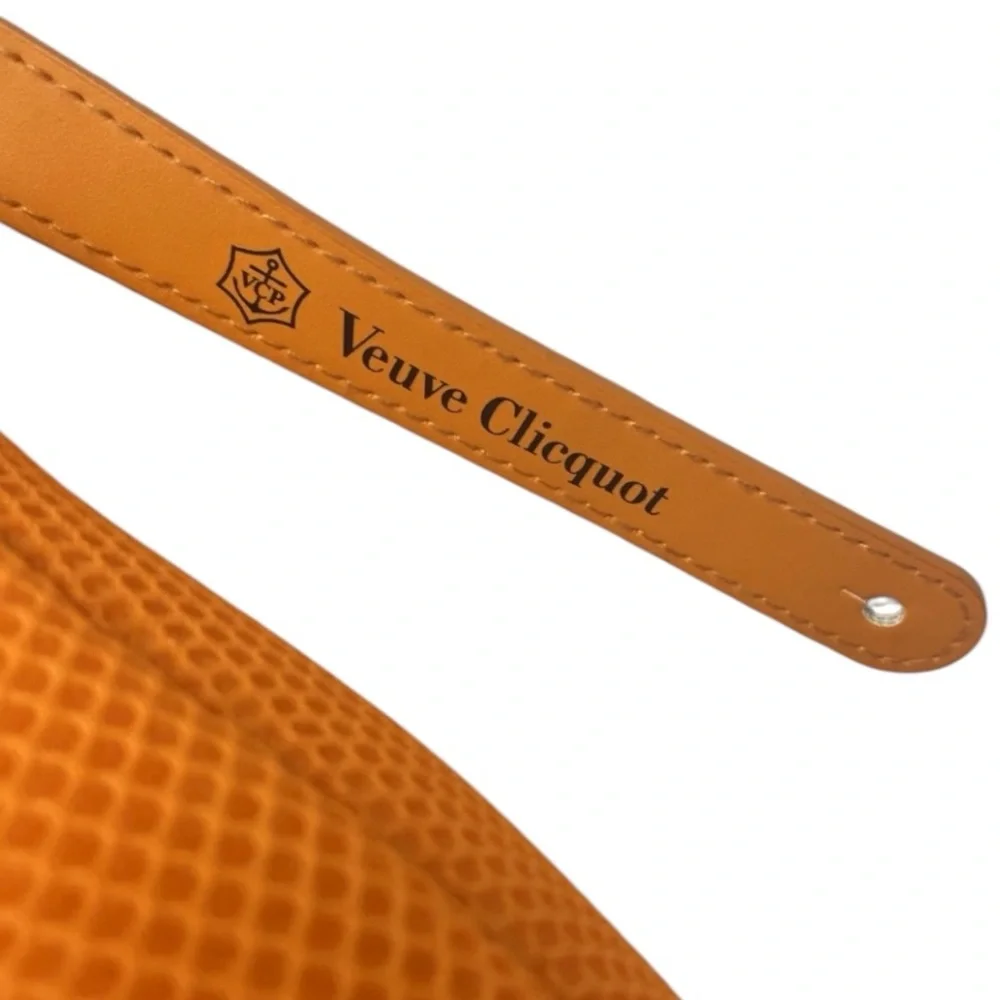 Veuve Clicquot Champagne Ice Jacket Bottle Holder Carrier Coozie Orange/Gold